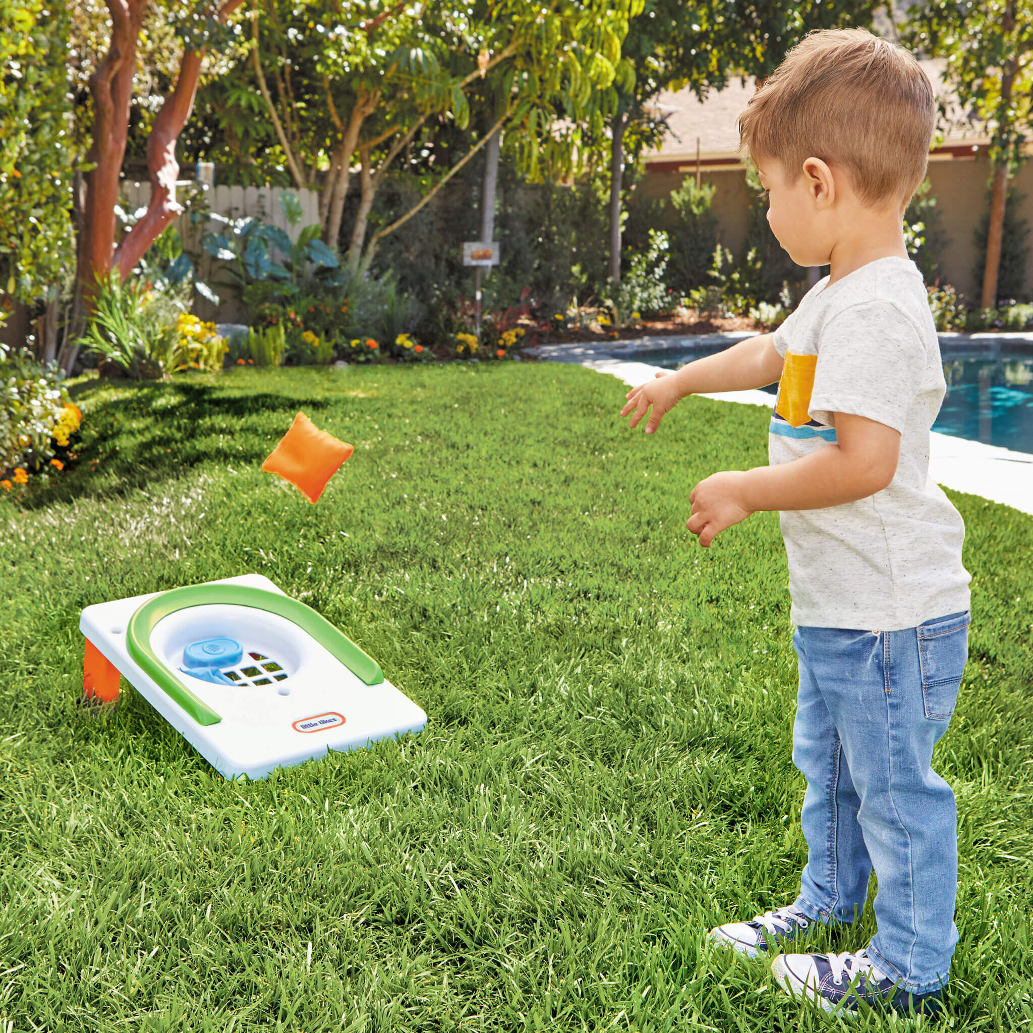 My First Cornhole Game